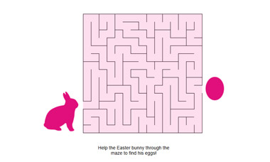 Easter Egg Hunt Maze