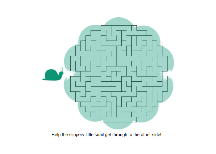 The Slippery Snail Maze