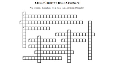 Children's Books Crossword