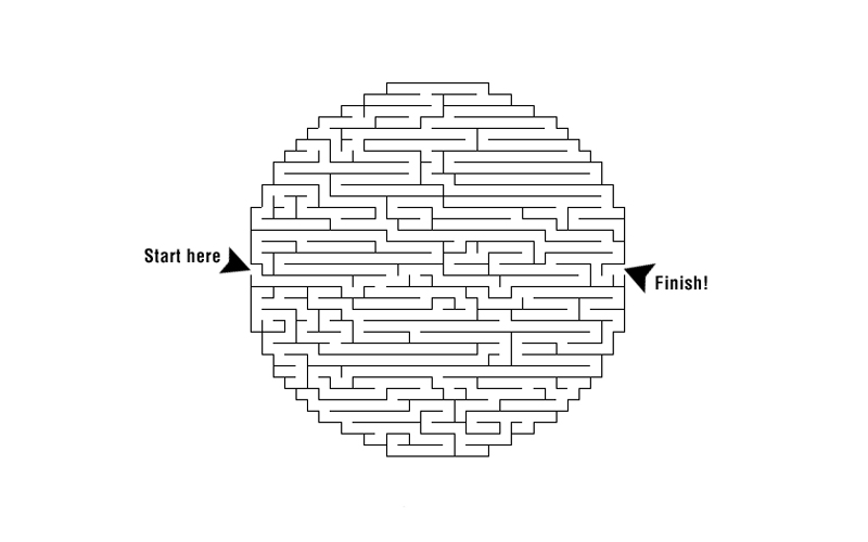Circular Maze