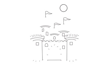 Medieval Castle Dot-to-Dot