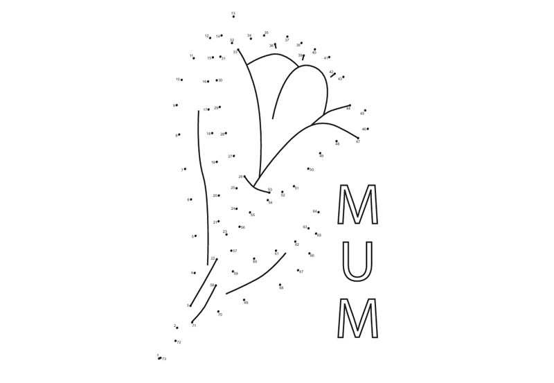 Tulip Dot-to-Dot