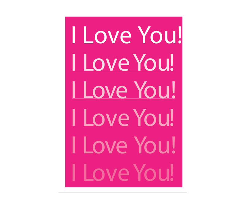Valentine's Day "I Love You" Card