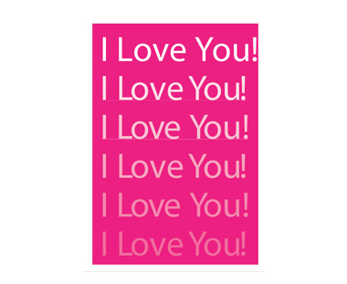 Valentine's Day "I Love You" Card