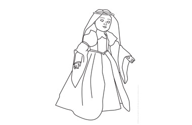 Princess Colouring Sheet