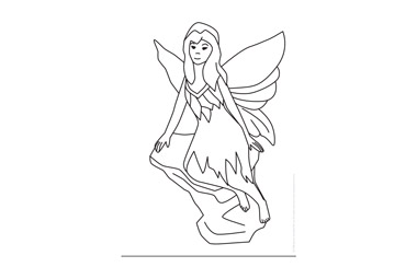 Fairy Colouring Sheet