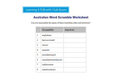 Unscramble Australia