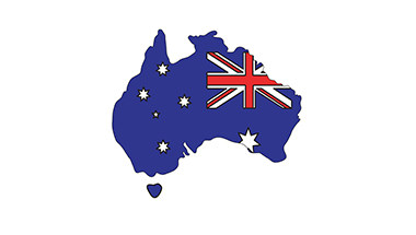 Australia (with Flag) Iron-On Transfer