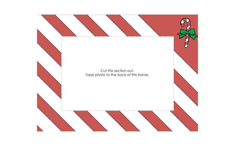 Candy Cane Frame