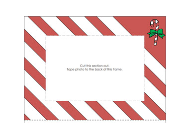 Candy Cane Frame