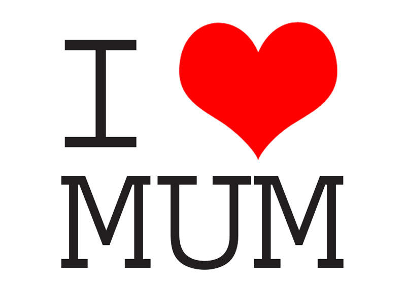 T-Shirt Transfer I Love Mum