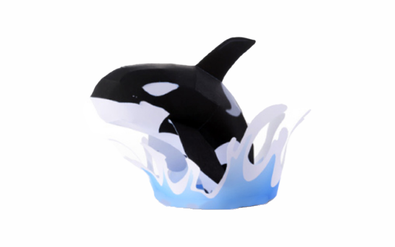 3D Killer Whale
