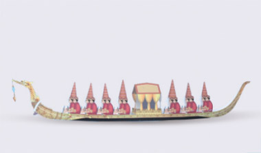 3D Thai Royal Barge
