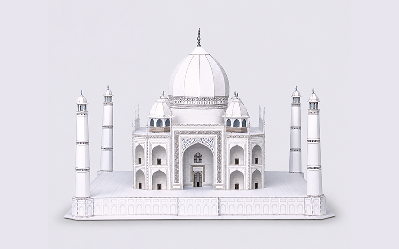 3D Taj Mahal in India