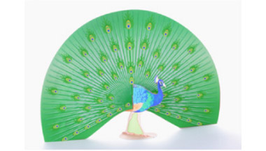 3D Peacock