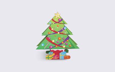 3D Card Christmas Tree – version 1