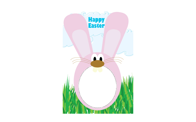 Bunny Ears Photo Frame