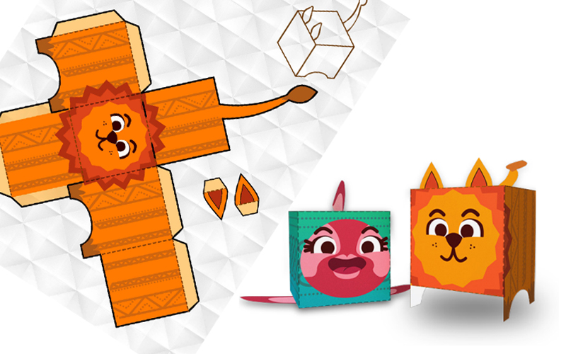 Colourful Paper Animals