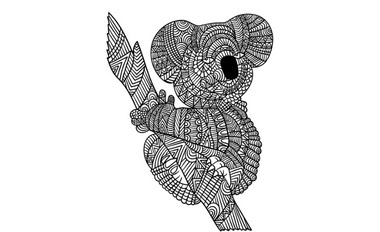 Koala Colouring-in