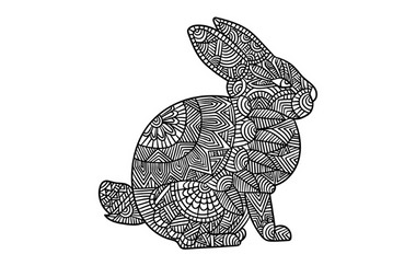 Rabbit Colouring-in