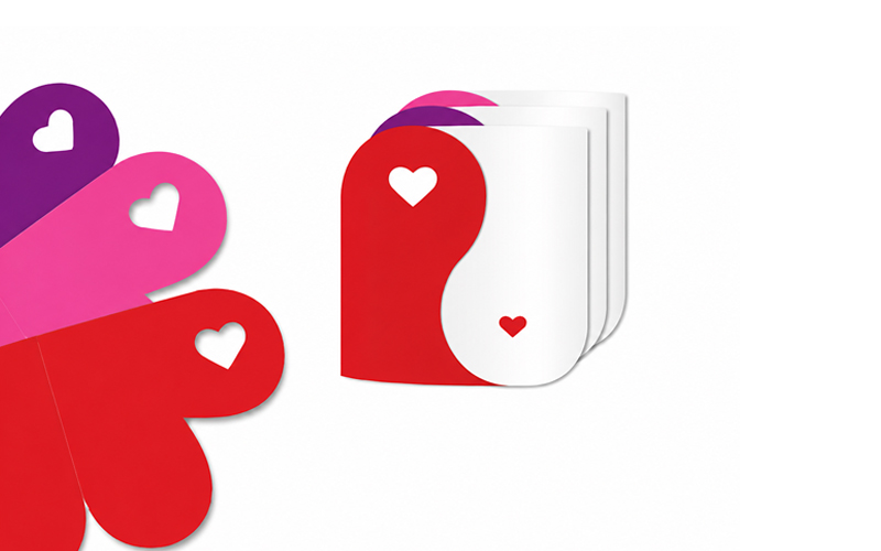 Folding Heart Card