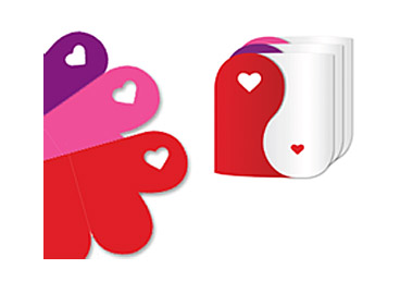 Folding Heart Card