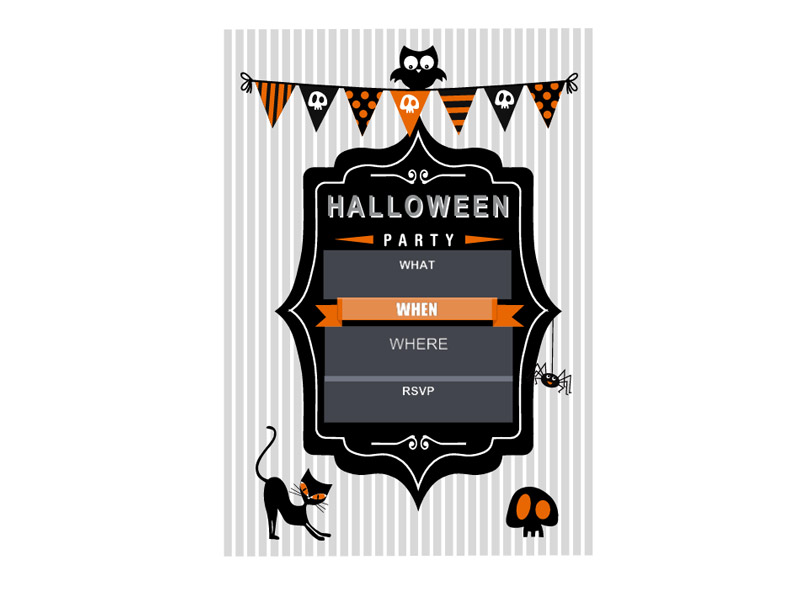 Instant Halloween Invitations