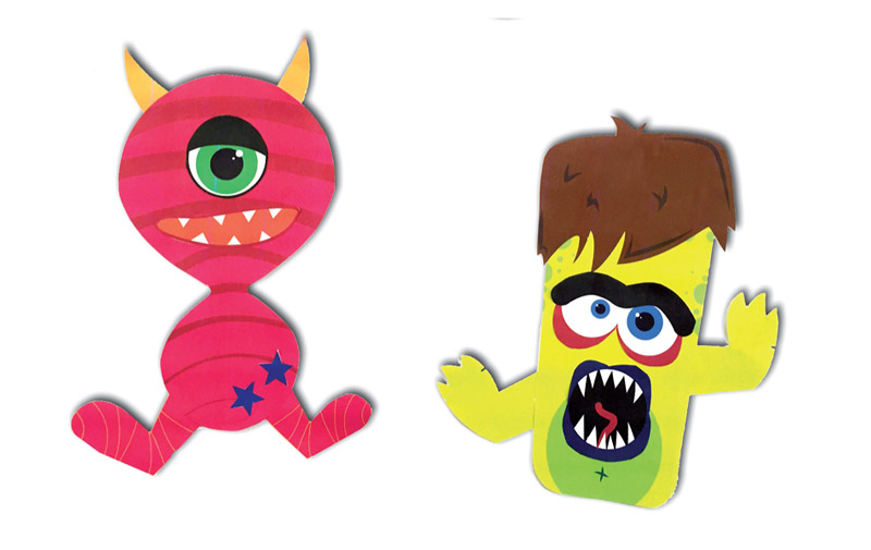 Paper monsters