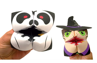 Halloween paper toys