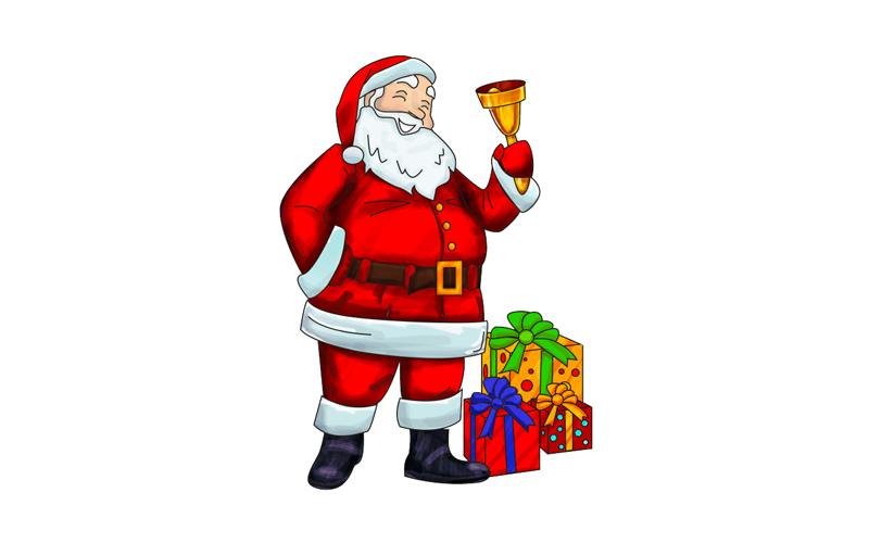 Colour Your Santa
