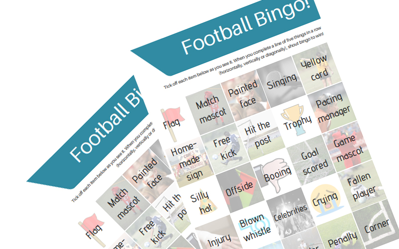 Football Bingo