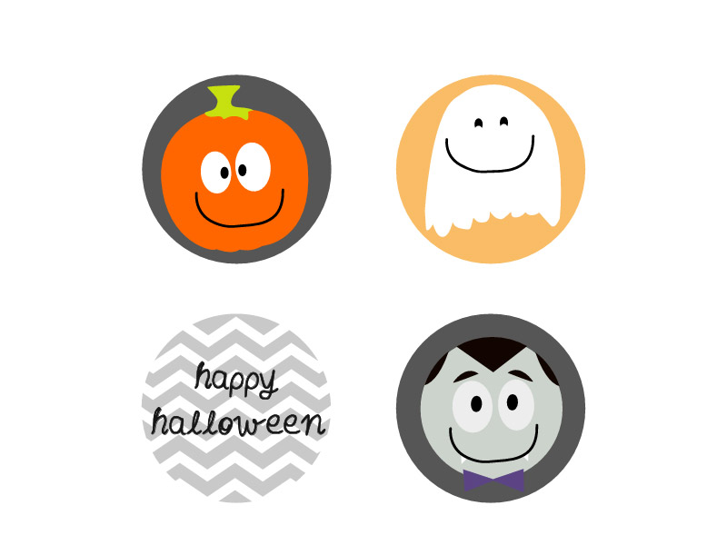 Template Halloween Tags 