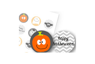 Template Halloween Tags 